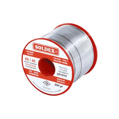 0.75mm 500 Gr Soldex Lehim Teli resmi
