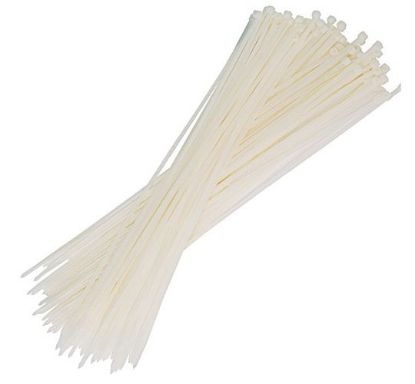 2.5mm X 100mm Kablo Bağı (100 Adet) Beyaz resmi