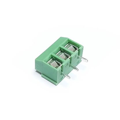 3 Pin 0 No 5.08mm Yeşil Klemens resmi