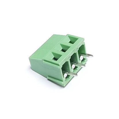3 Pin 1 No 5.08mm Yeşil Klemens resmi