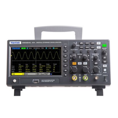 Hantek Dso2d10 2 Kanal Dijital Osiloskop 100mhz 1gs/s + 1 Kanal 25mhz Fonksiyon Jenaratörü resmi