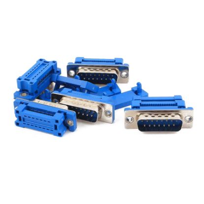 15 Pin Erkek Flat Kablo İçin Sıkıştırmalı D-sub Konnektör resmi