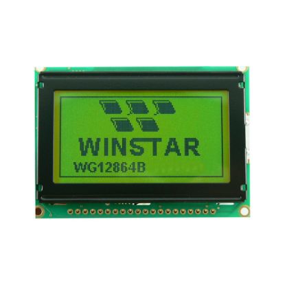 128x64 Grafik Lcd Ekran Yeşil - Wg12864b-yyh-v#n resmi