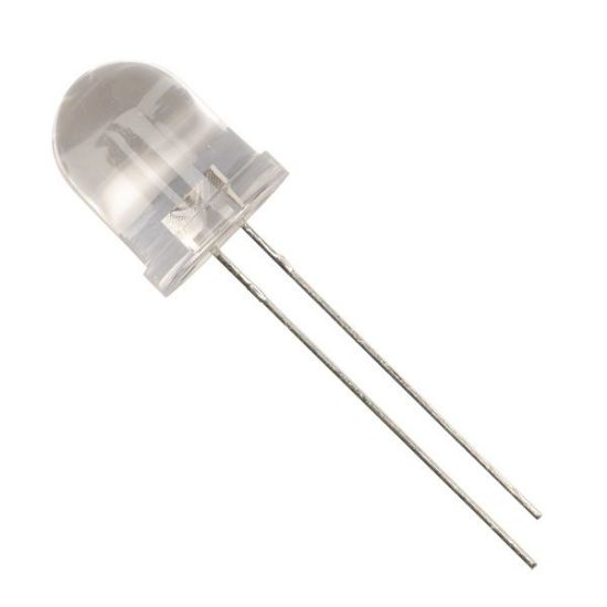 10mm Şeffaf Yeşil Led - 3500-4000 Mcd resmi