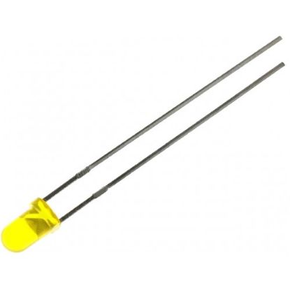 3mm Sarı Led - 600-800 Mcd resmi