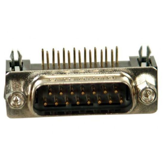 15 Pin Erkek D-sub Konnektör - 90c / 90 Derece resmi