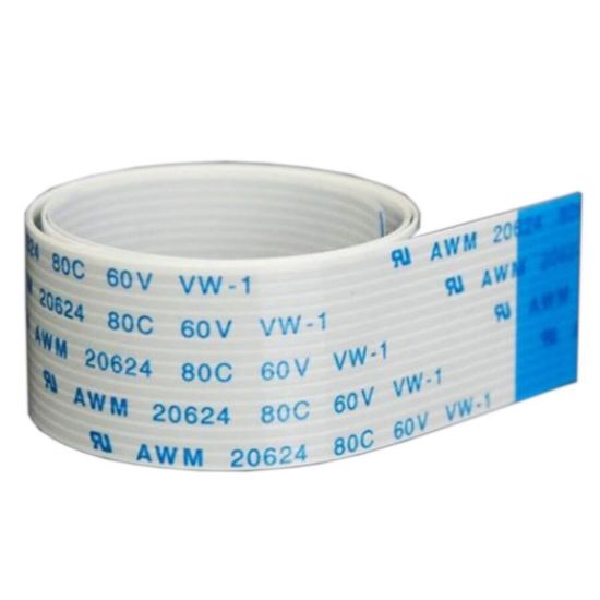 Flex Kablo 15 Pin 1mm 30cm - Beyaz resmi