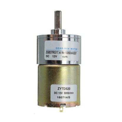 Zytd520 12v Dc 30rpm Redüktörlü Motor (37mm 6v-24v) resmi