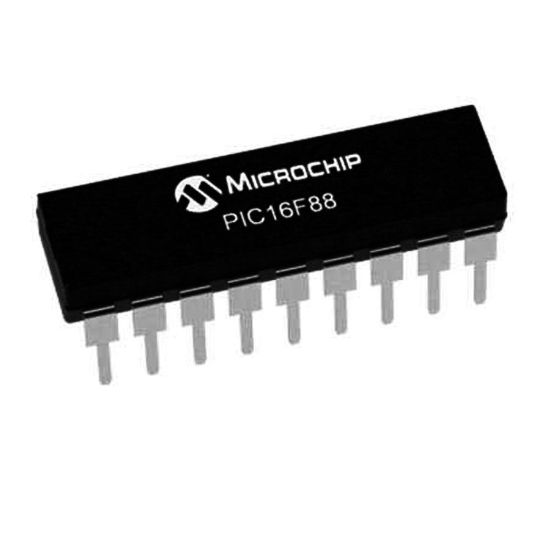 Pıc16f88 I/p Pdıp-18 8-bit 20 Mhz Mikrodenetleyici resmi