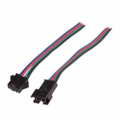 4 Pin Jst Kablo 15cm Erkek Dişi Takım resmi