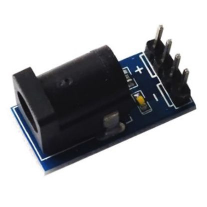 Dc-005 5.5 X 2.1mm Siyah Dc Güç Adaptörü Jak Soketi Modülü resmi