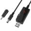 Kablolu Usb Boost Dönüştürücü 5vdc - Çıkış 9v - 12v resmi