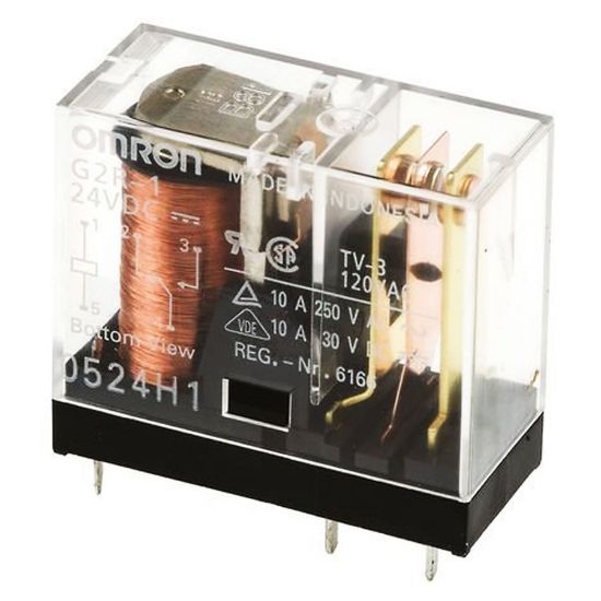 24v 5a Çift Kontak Omron Röle (8 Pinpin ) - G2r-2 resmi