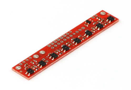 Qtr-8a Analog Kızılötesi Sensör Devresi resmi