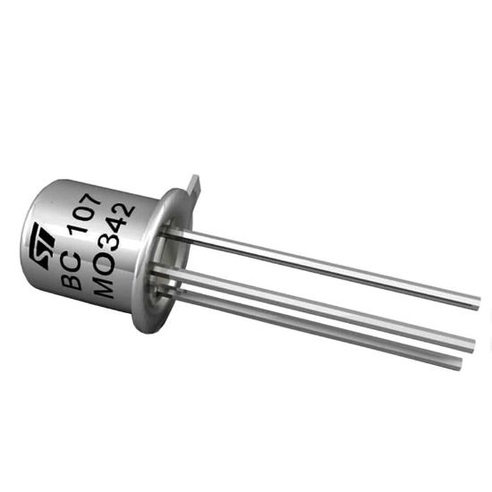 Bc107 Transistör Bjt To18 - Npn 100ma 45v resmi