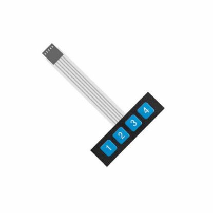 1x4 Membran Tuş Takımı resmi
