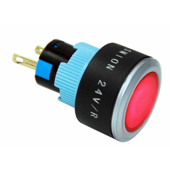 22mm Sarı Sinyal Lambası 2p  (led Voltajı 10-24v) resmi
