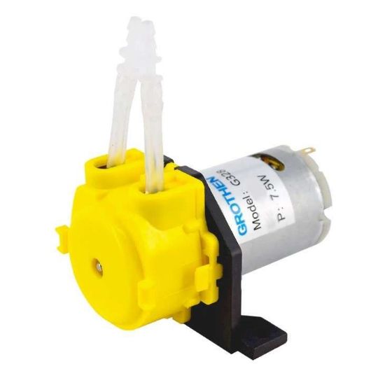 12v Dc Peristaltik Dozaj Su Pompası - Sarı resmi