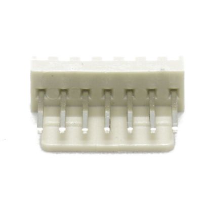 7 Pin Tunik Konnektör Erkek 2.54mm 180c resmi