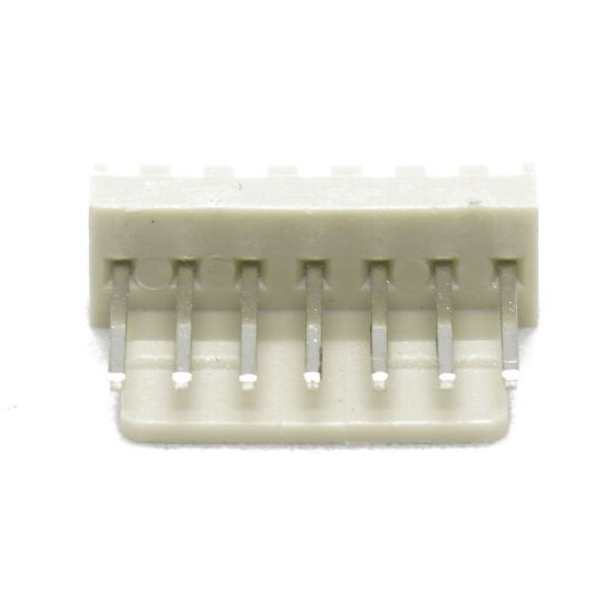 7 Pin Tunik Konnektör Erkek 2.54mm 180c resmi