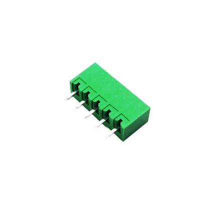 3 Pin 3.50mm 180° Erkek Geçmeli Yeşil Klemens resmi
