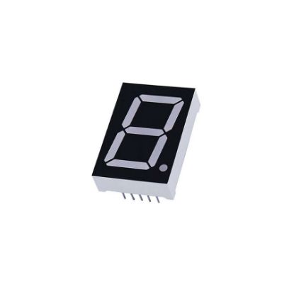 100mm Ortak Katot Siyah Yüzey Display - Kırmızı resmi