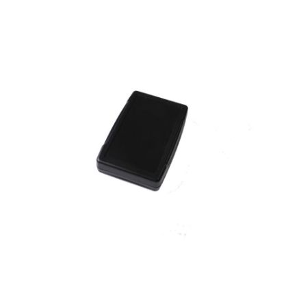Hh026 Plastik Kutu Siyah (100x68x22mm) - 2xaa Pil Yuvalı resmi