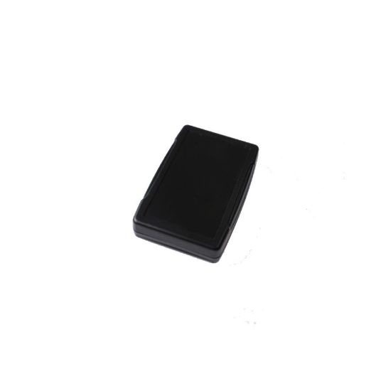 Hh026 Plastik Kutu Siyah (100x68x22mm) - 2xaa Pil Yuvalı resmi