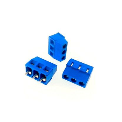 3 Pin 2 No 5.08mm Mavi Klemens resmi