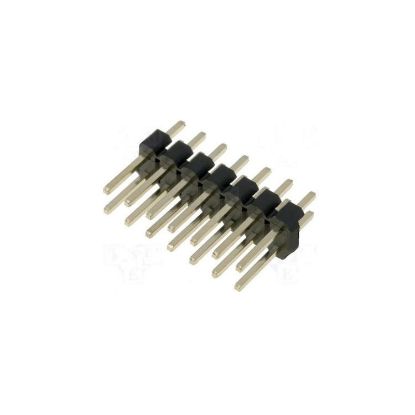 12mm 2x5 Erkek Pin Header - 2.54mm - 180 Derece resmi