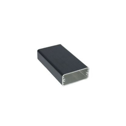 Al-052-10 Alüminyum Profil Kutu Siyah 54 X 24 X 100mm - Kapak Ve Conta Dahildir resmi