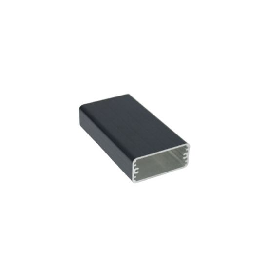 Al-052-10 Alüminyum Profil Kutu Siyah 54 X 24 X 100mm - Kapak Ve Conta Dahildir resmi