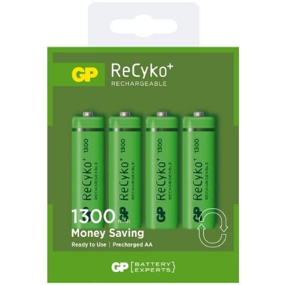 Gp 1300 Mah Ni-mh Şarj Edilebilir Pil - Aa - 4 Adet - 2gbe4 resmi