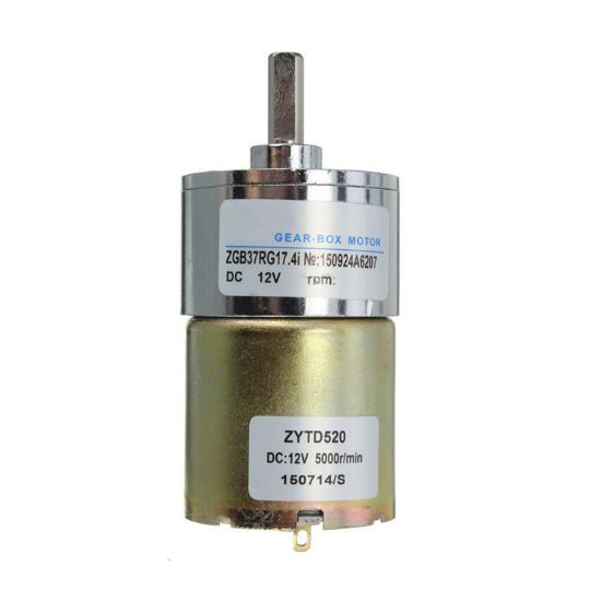 Zgb37rg 12v 500 Rpm 37mm Redüktörlü Dc Motor resmi