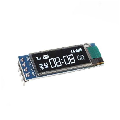 128x32 0.91" Oled Lcd Ekran Ssd1306 - I2c Beyaz resmi