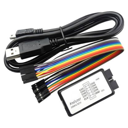 Saleae Lojik Analizör - Logic Analyzer - 24mhz 8 Kanal resmi