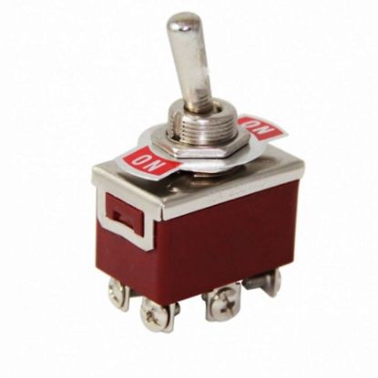 Dc158 Büyük Toggle Anahtar (on Off On) 6 Bacak 10a resmi