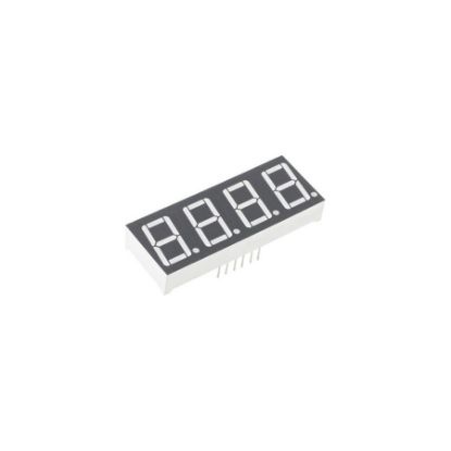 14mm 4'lü Ortak Anot Gri Yüzey Display - Kırmızı resmi
