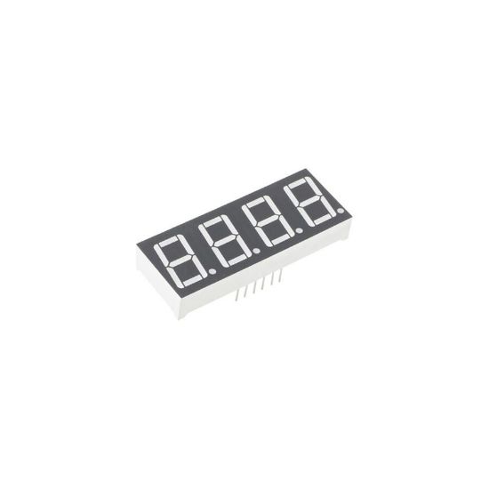 14mm 4'lü Ortak Anot Gri Yüzey Display - Kırmızı resmi