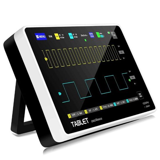 Fnırsı Ads1013d 100mhz 2 Kanal 1gsa/s Dijital Dokunmatik Tablet Osiloskop resmi