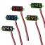 2.5 V -30v Mini Dijital Sarı Voltmetre resmi