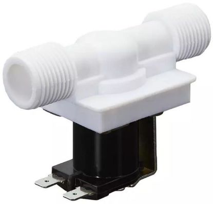 Plastik 12 V Solenoid Su Valfi 1.27cm Çap resmi