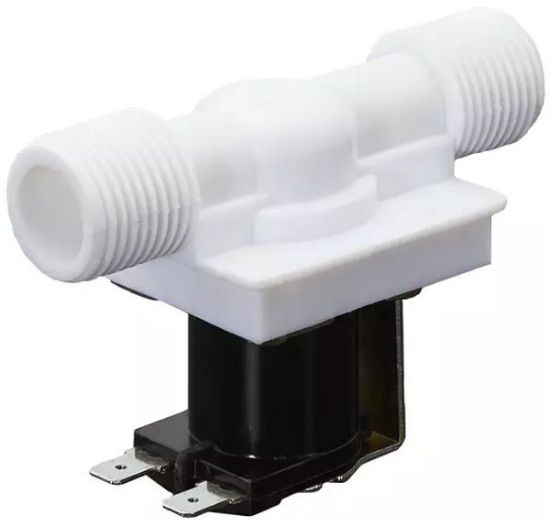 Plastik 12 V Solenoid Su Valfi 1.27cm Çap resmi