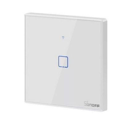 Sonoff T0eu1c 1 Kanallı Wifi / Duvar Tipi Rf Akıllı Dokunmatik Işık Anahtarı resmi
