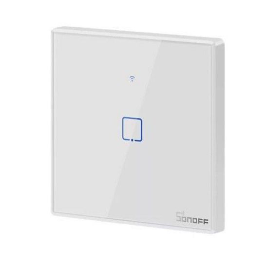 Sonoff T0eu1c 1 Kanallı Wifi / Duvar Tipi Rf Akıllı Dokunmatik Işık Anahtarı resmi