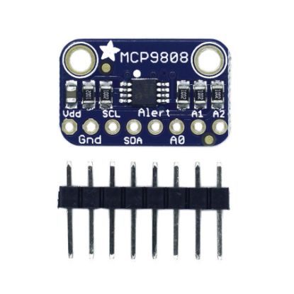 Mcp9808 Yüksek Doğruluk I2c Sıcaklık Sensörü Tümleşik Kartı resmi