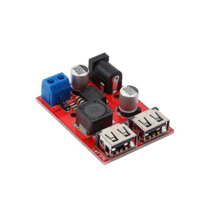 Lm2596s Çift Usb Voltaj Düşürücü (6-40 Giriş-5v 3a Çıkış) resmi