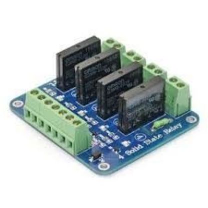5v-4 Kanal Solid State Röle Kartı (5v 2a) (geliştirme Kartlarıyla Uyumlu) resmi