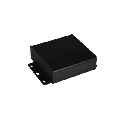 Al-104-10 Alüminyum Profil Kutu Siyah 104 X 35 X 104mm - Kulaklı Kapak resmi