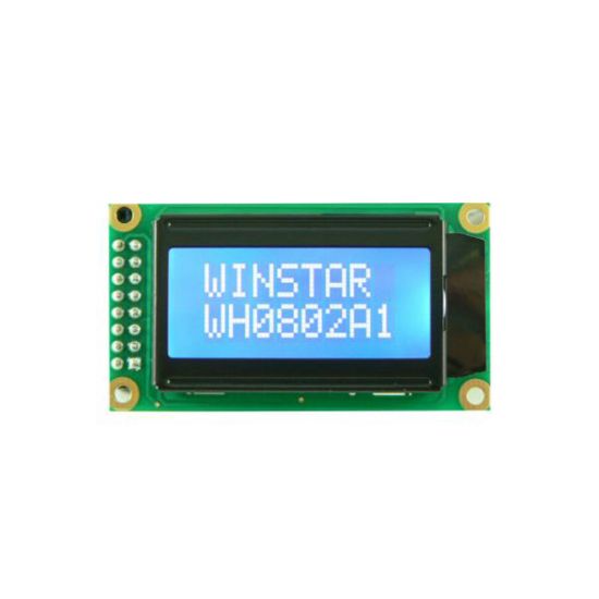 2x8 Karakter Lcd Parlak Beyaz Mavi Led Ekran - Wh0802a1-tmı-et# resmi